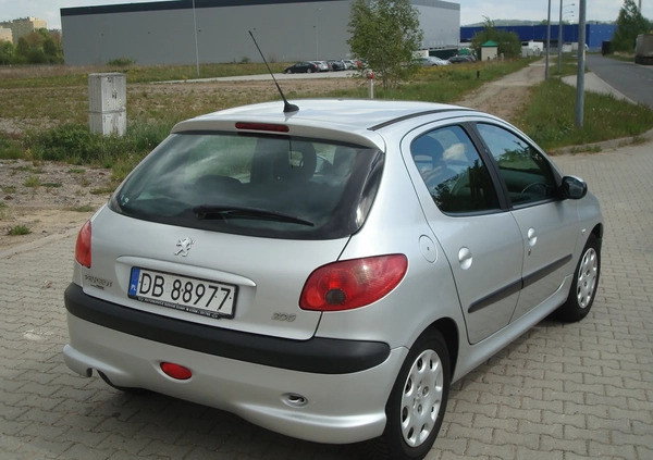 Peugeot 206 cena 8800 przebieg: 167000, rok produkcji 2009 z Wałbrzych małe 436